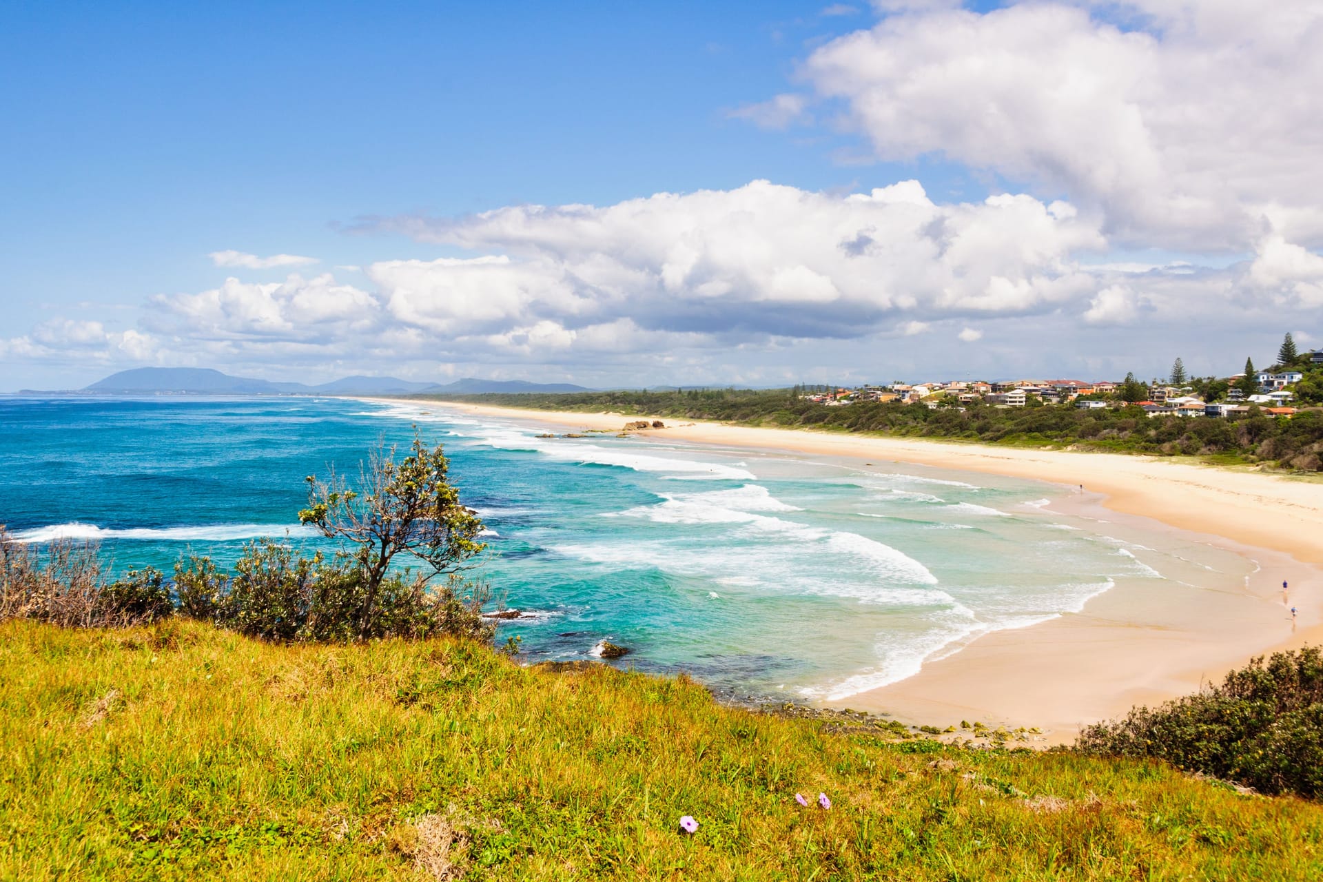 Ein Küstenstreifen in New South Wales, Australien: Innerhalb weniger Tage sind in dem Bundesstaat zwei Väter im Meer ums Leben gekommen, als sie versuchten Ihre Kinder zu retten.