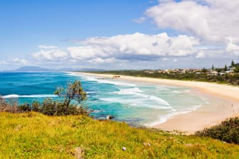 Ein Küstenstreifen in New South Wales, Australien: Innerhalb weniger Tage sind in dem Bundesstaat zwei Väter im Meer ums Leben gekommen, als sie versuchten Ihre Kinder zu retten.