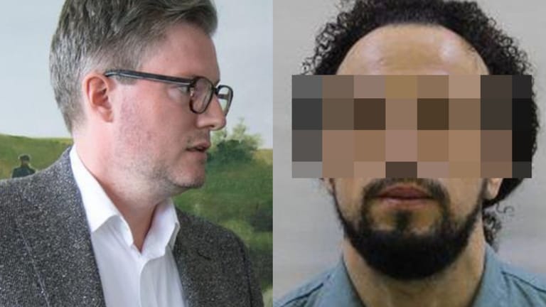 Der Verteidiger und der Mörder: Anwalt Moritz Schmitt-Fricke (links) ist nach der Flucht von Rachid C. geschockt.