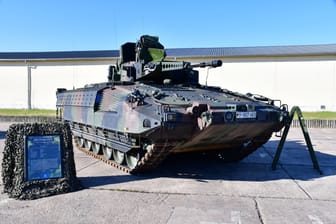 Schützenpanzer Puma der Bundeswehr: Der Panzer wird von der Firma Rheinmetall hergestellt.