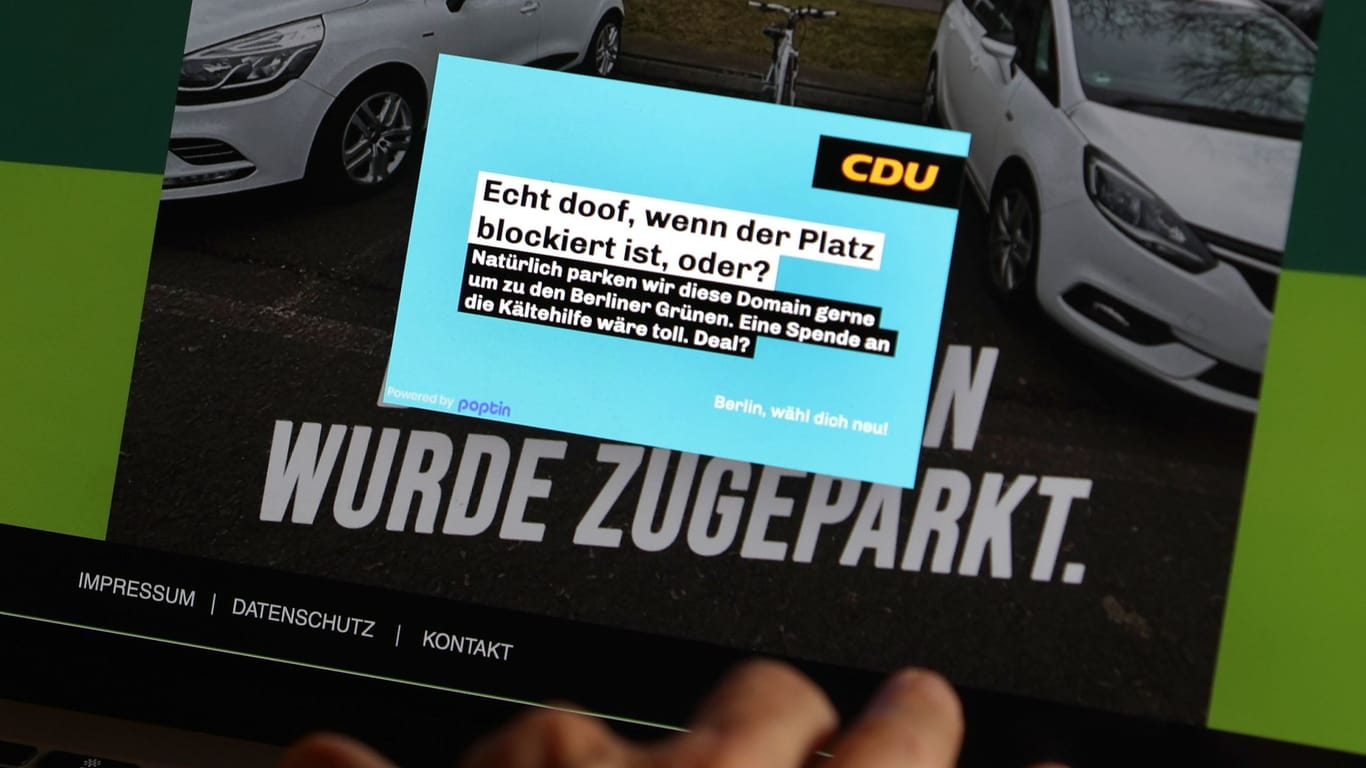 CDU reserviert Grünen Domain