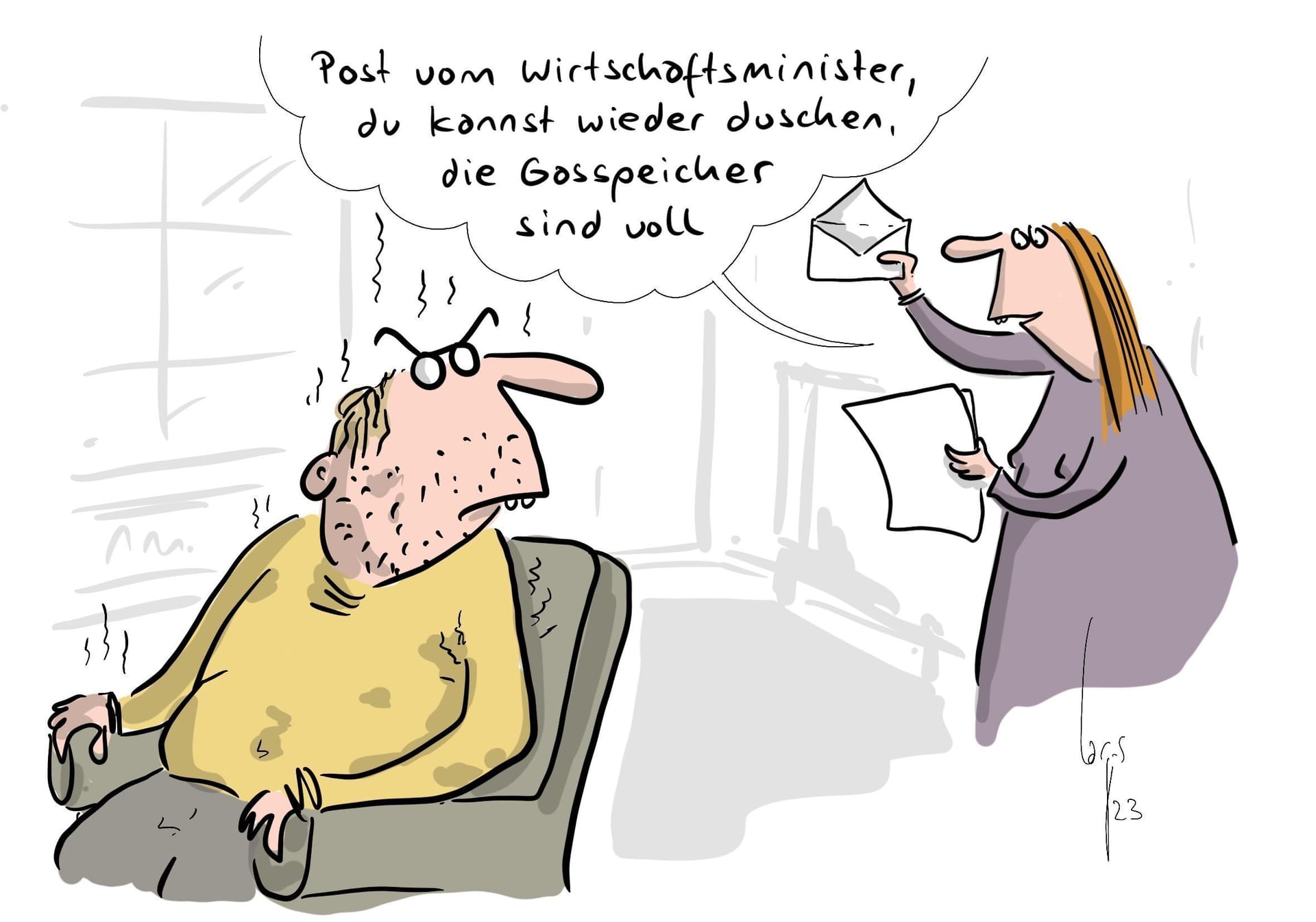 Gute Nachricht von Herrn Habeck!
