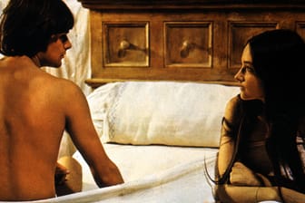 Leonard Whiting und Olivia Hussey in einer Szene aus "Romeo und Julia"