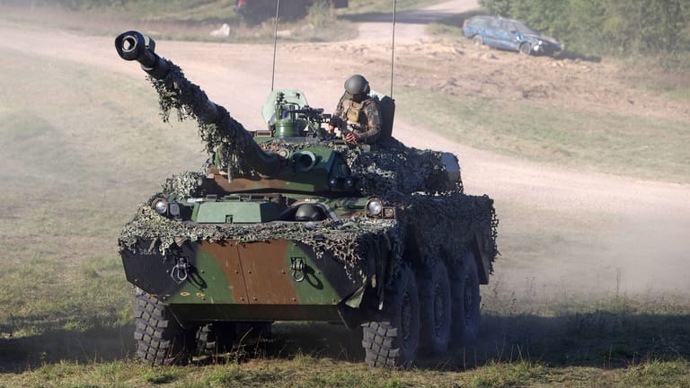 Eine AMX-10 RC-Panzer französischer Bauart: Dieses Modell soll bald in der Ukraine eingesetzt werden.