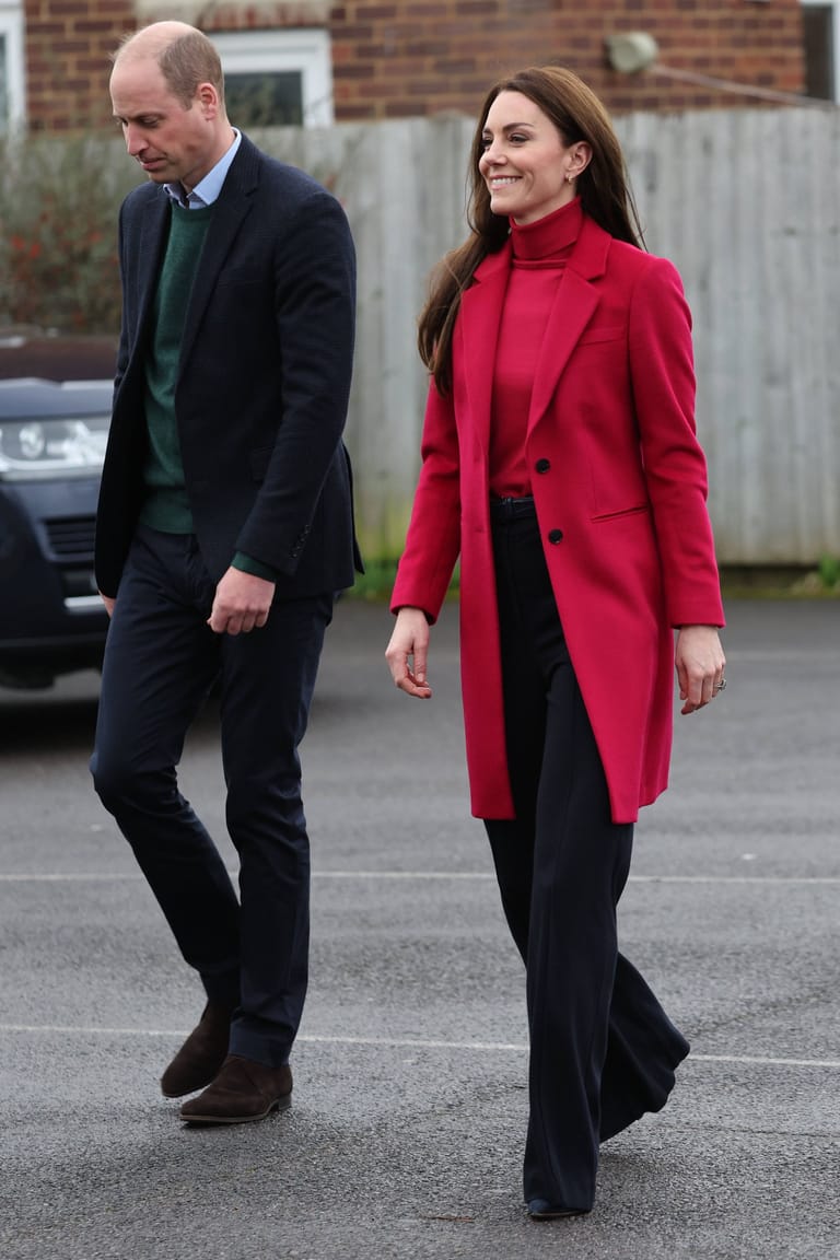 William und Kate: Das Paar war am Donnerstag in Windsor unterwegs.