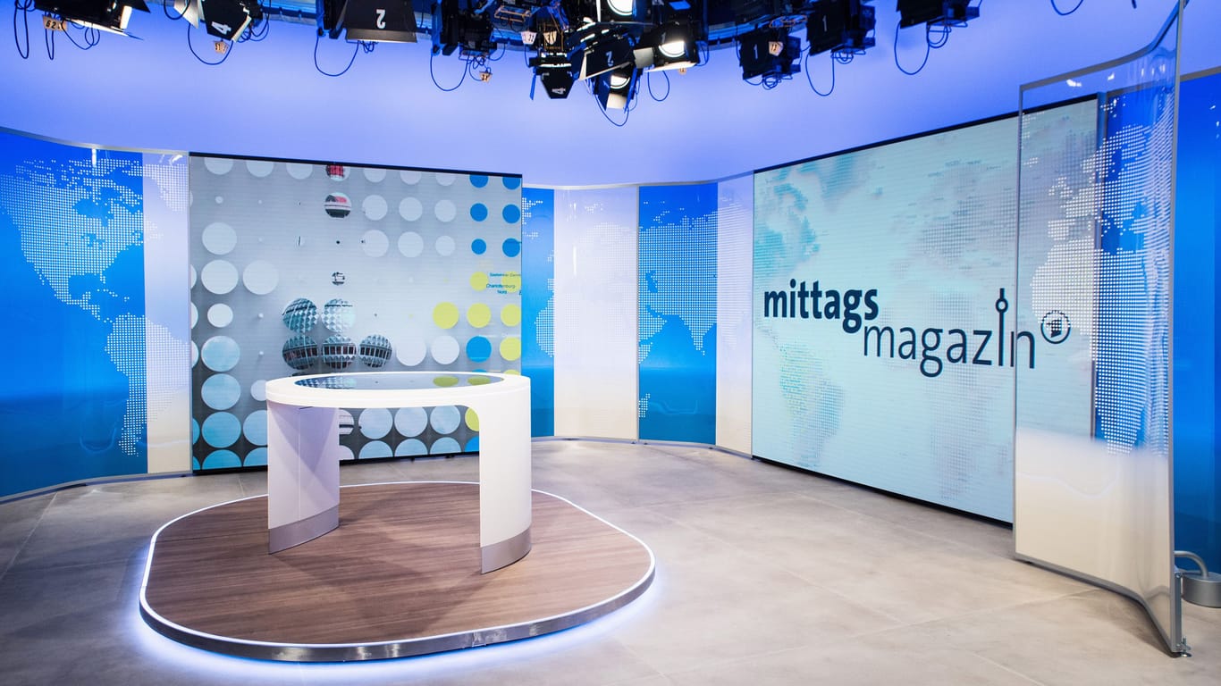 Sendung ausgefallen: Das Studio des "ARD-Mittagsmagazins".