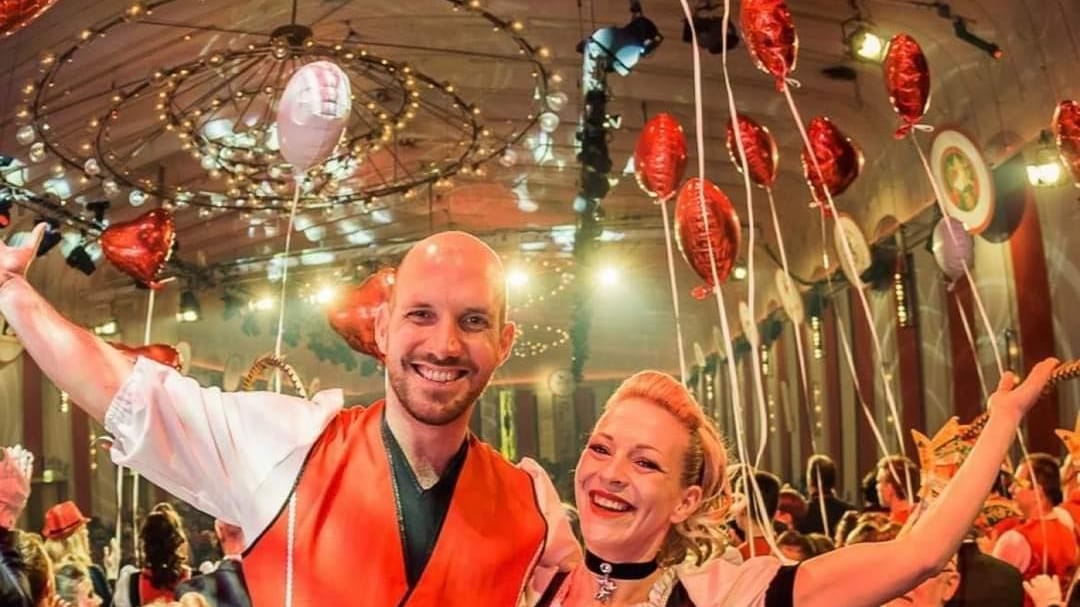 René Rössel (l.): Der Ehrentanzoffizier starb im Alter von 37 Jahren. René Rössel (l.): Der Ehrentanzoffizier starb im Alter von 37 Jahren.