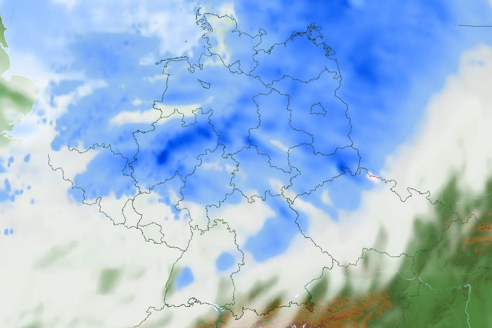 Wetter in Deutschland: Eine Regenfront sorgt für Abkühlung.