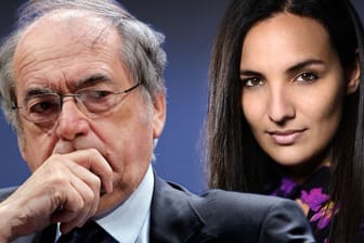 Noël Le Graët (l.) und Sonia Souid: Die Fußball-Agentin wirft dem Präsidenten des französischen Fußballverbandes vor, sie sexuell belästigt zu haben.
