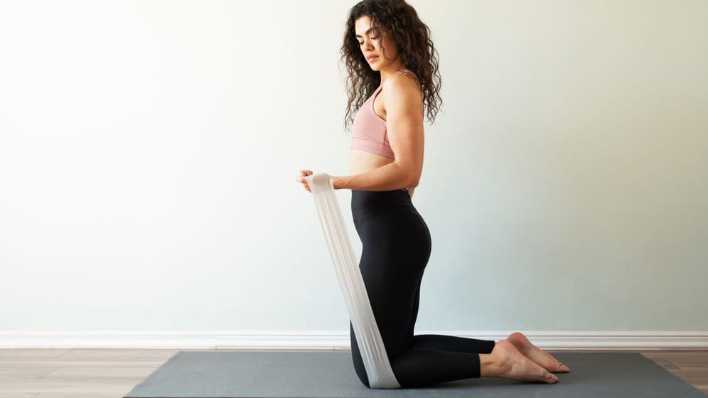 Fitness- und Therabänder für zu Hause: Mit diesen Bänder bauen Sie Kraft auf und verbessern die Koordination.