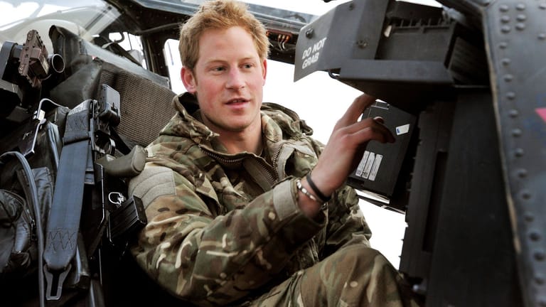 2012: Prinz Harry während seiner Zeit bei der britischen Armee.