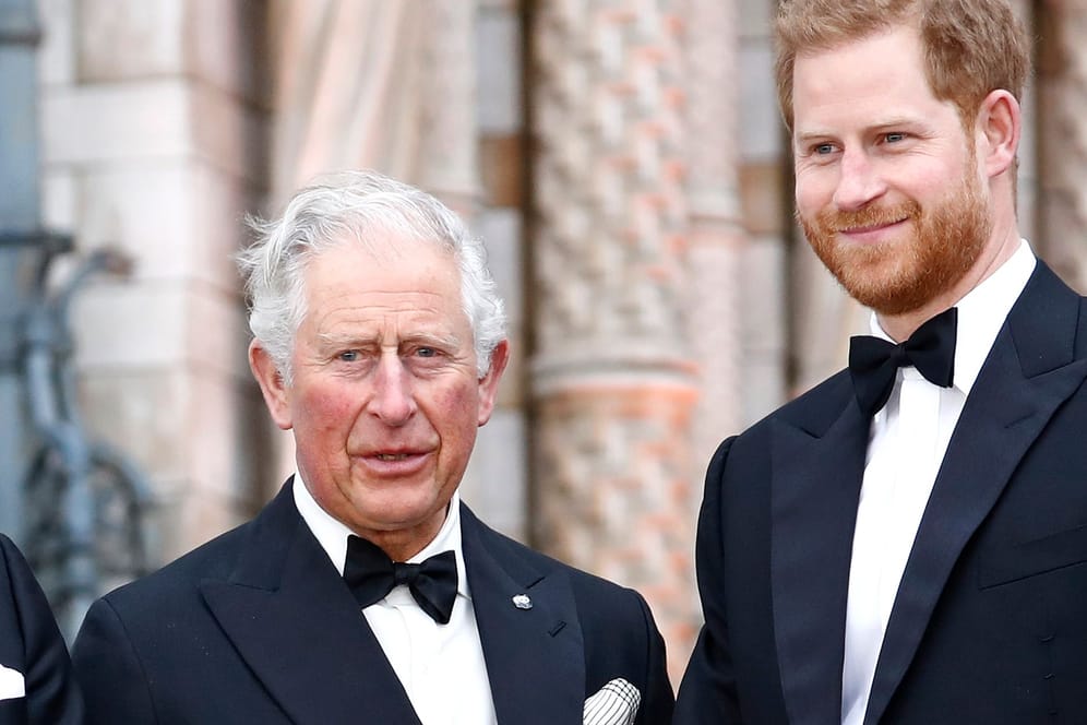 König Charles III. und Prinz Harry: Das Verhältnis zwischen Vater und Sohn ist angespannt.
