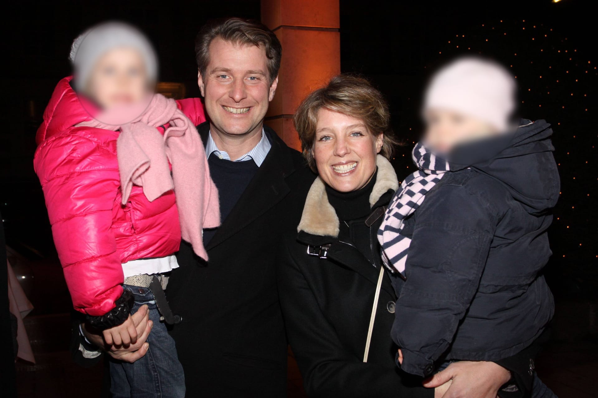 Christina Block mit Ex-Mann Stephan Hensel und den Töchtern Greta und Johanna (Archivbild).