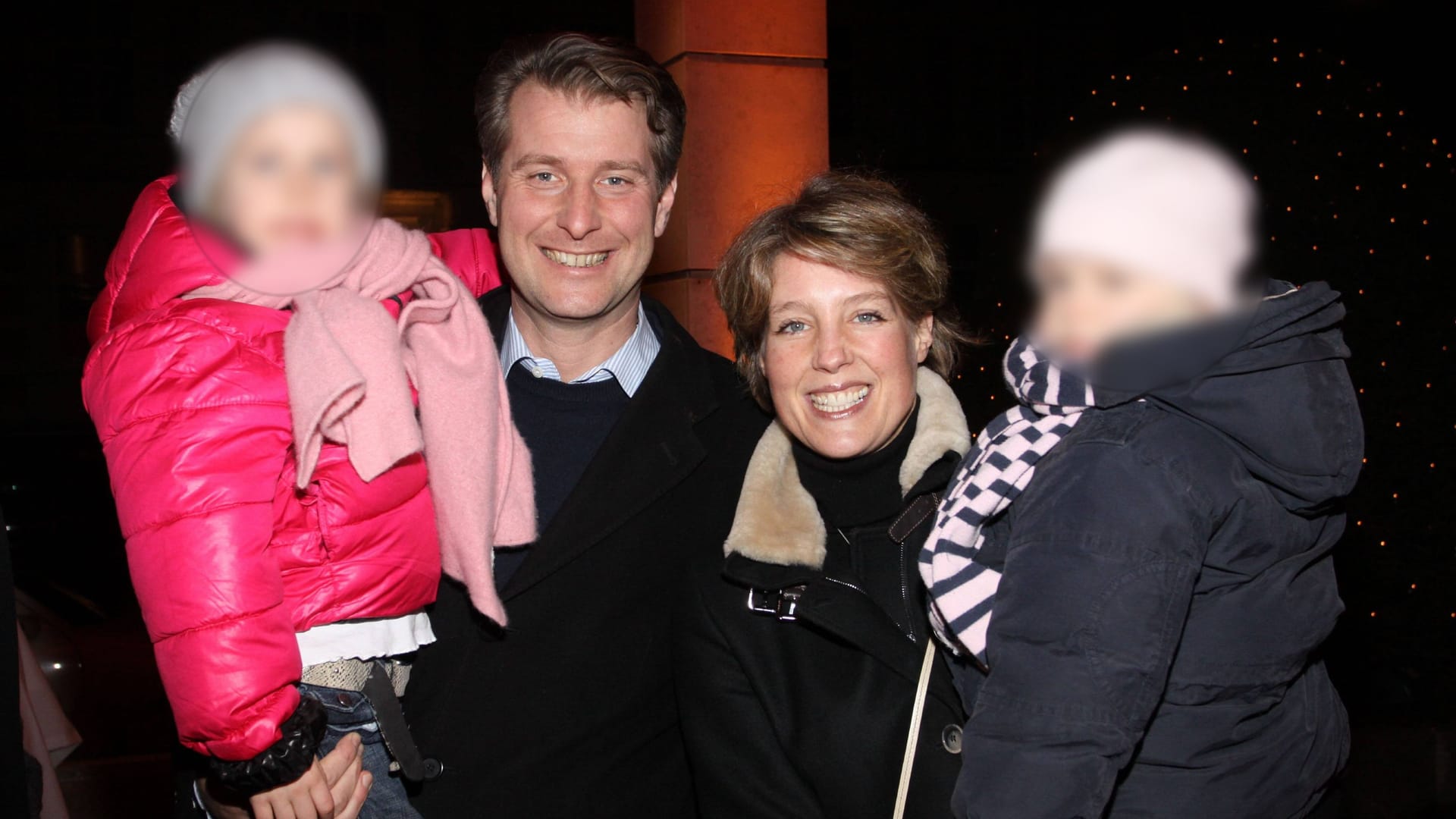 Christina Block mit Ex-Mann Stephan Hensel und den Töchtern Greta und Johanna (Archivbild): Johanna lebt derzeit bei ihrem Vater, Greta bei ihrer Mutter in Hamburg.