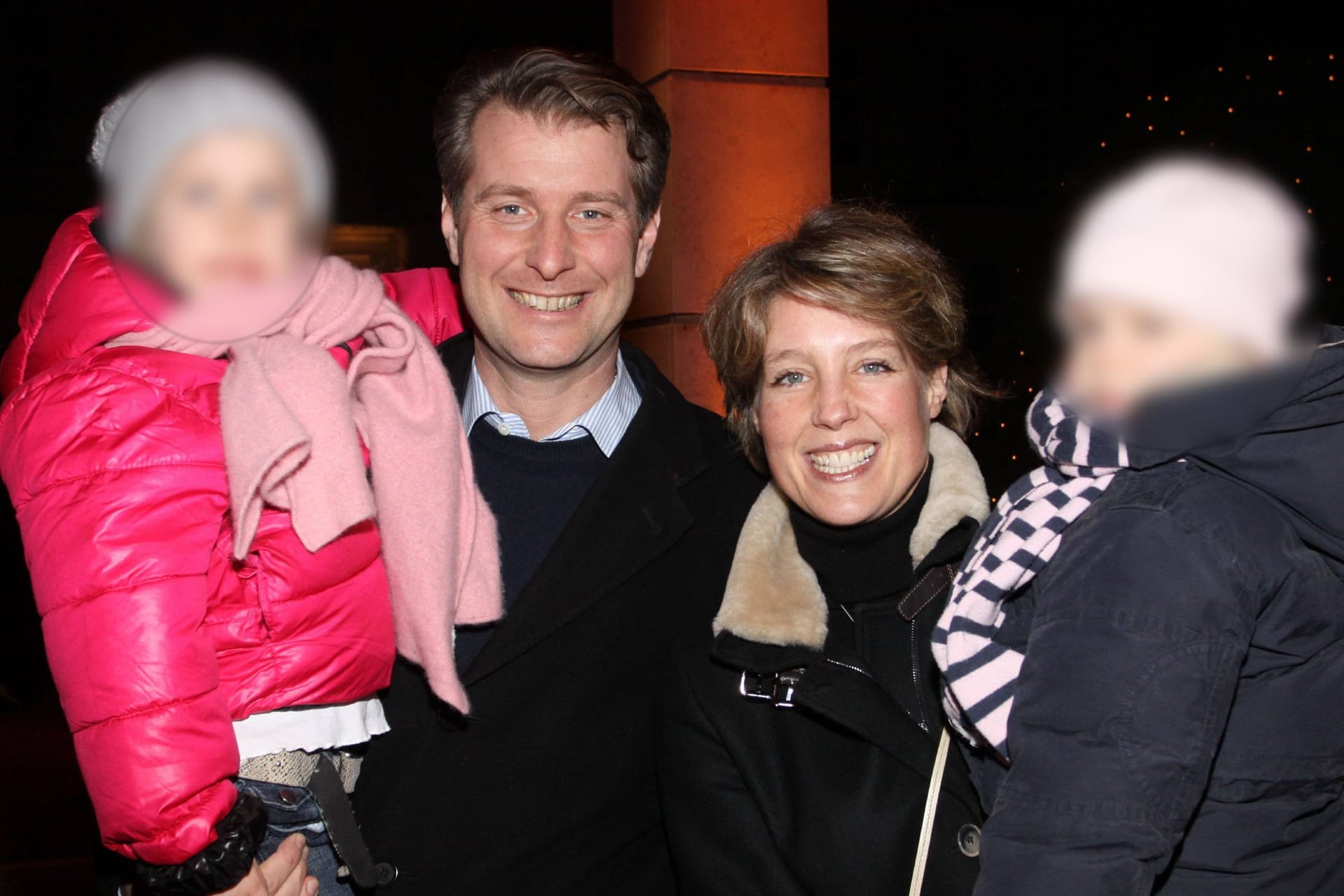 Christina Block mit Ex-Mann Stephan Hensel und den Töchtern Greta und Johanna (Archivbild): Johanna lebt derzeit bei ihrem Vater, Greta bei ihrer Mutter in Hamburg.