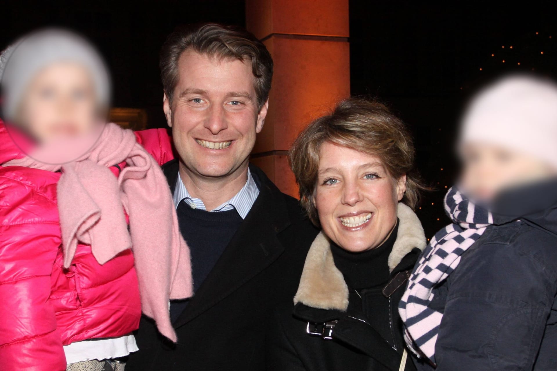 Christina Block mit Ex-Mann Stephan Hensel und den Töchtern Greta und Johanna (Archivbild).