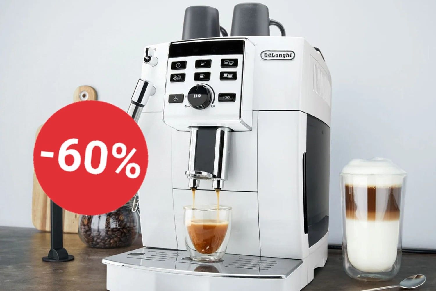 Bei Lidl ist heute ein Kaffeevollautomaten von De'Longhi zum Tiefpreis im Angebot.