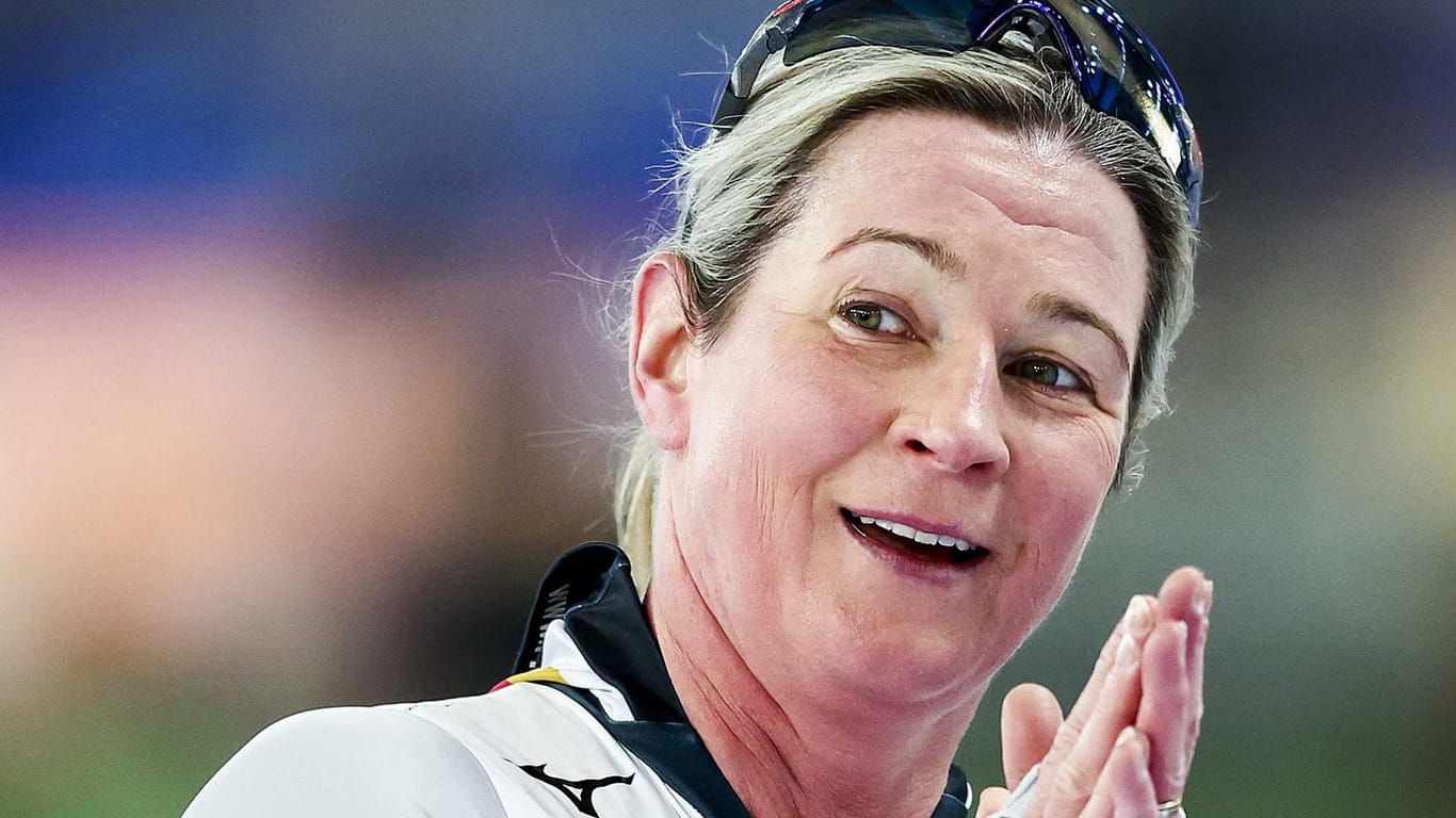Claudia Pechstein: Auch mit fast 51 Jahren gehört die Eisschnellläuferin zu den Besten in Deutschland.