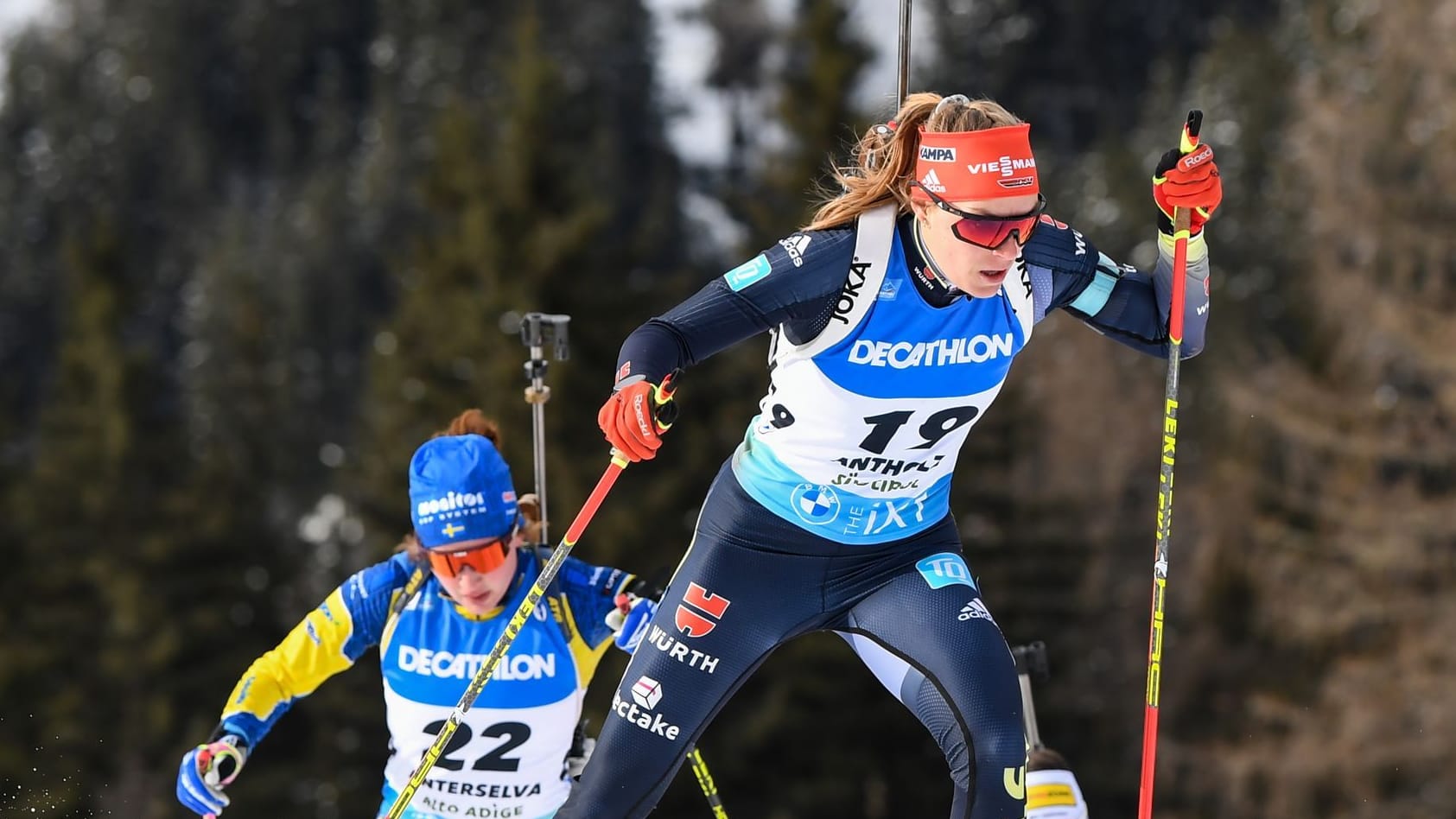 Hanna Kebinger: Sie lief als Schlussläuferin für das deutsche Team.