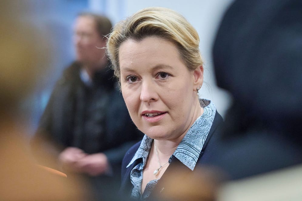 Franziska Giffey, Regierende Bürgermeisterin von Berlin: Sie kontert der Kritik von Markus Söder.