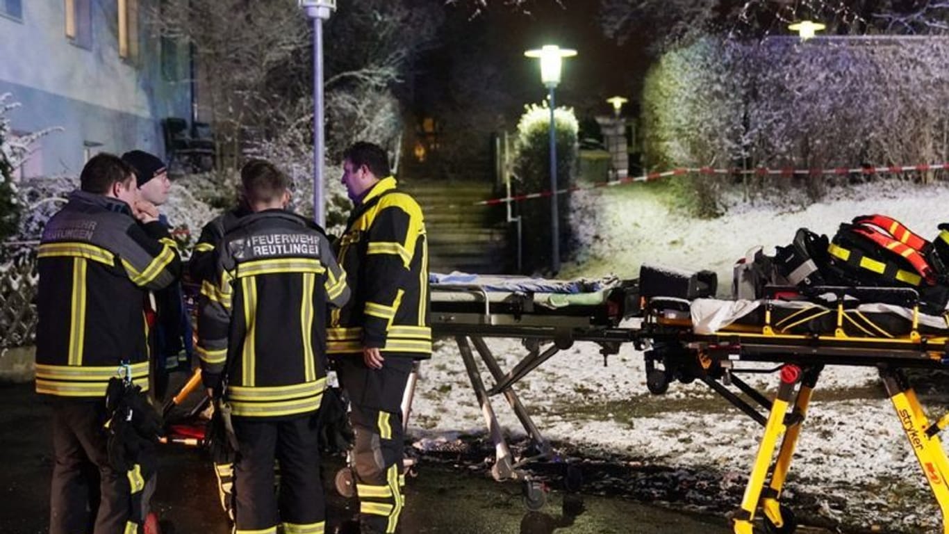 Feuerwehr am Pflegeheim: Der Einsatzleiter sprach von "enormer psychischer Belastung".