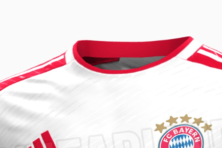 Ungewohnte Farbaufteilung: Spielt der FC Bayern 2023/24 in diesem Trikot?