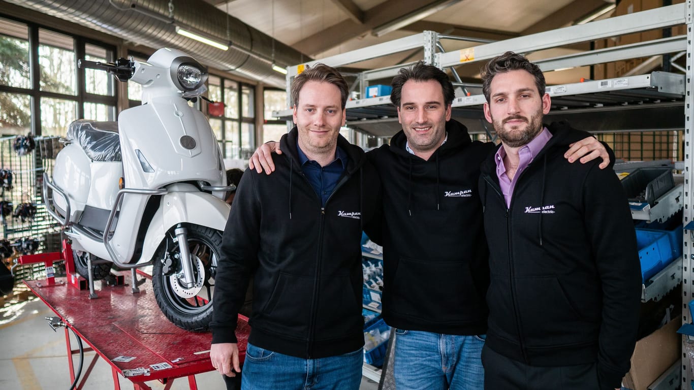 Die drei Gründer und Geschäftsführer: Patrik, Daniel und Philipp Tykesson.