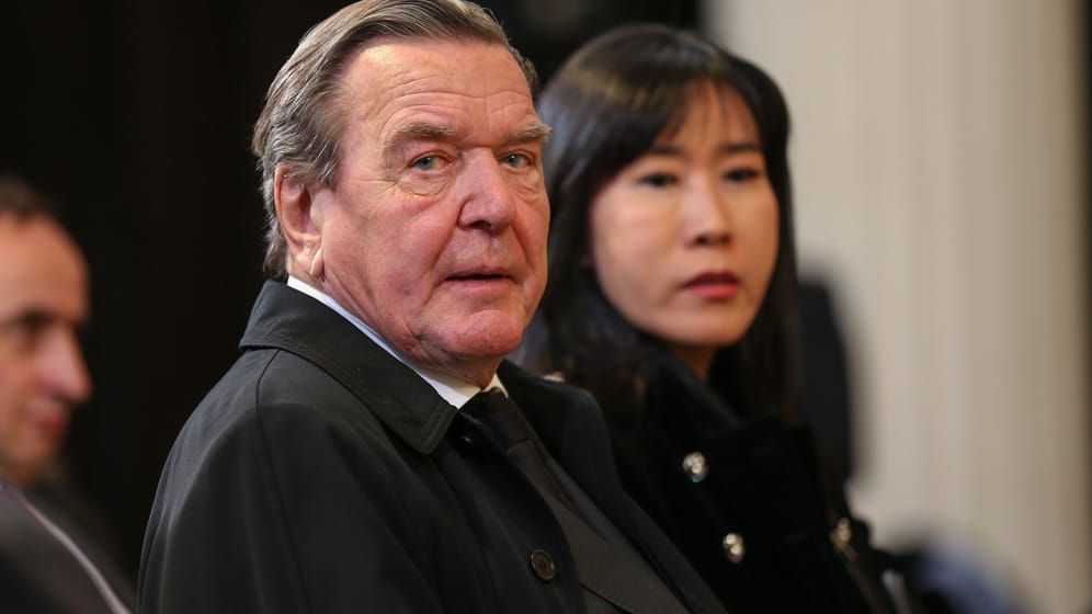 Gerhard Schröder: Seine Frau hat seiner Ernährung umgestellt.