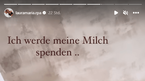 Muttermilch für den guten Zweck: Laura Maria Rypa will ihre Milch spenden.