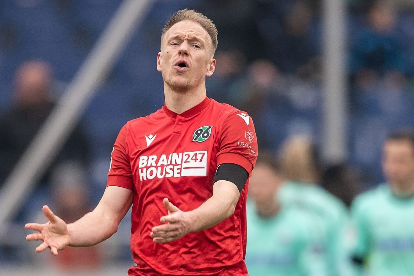 Havard Nielsen: Für den Norweger und Hannover 96 gab es die dritte Niederlage in 2023.