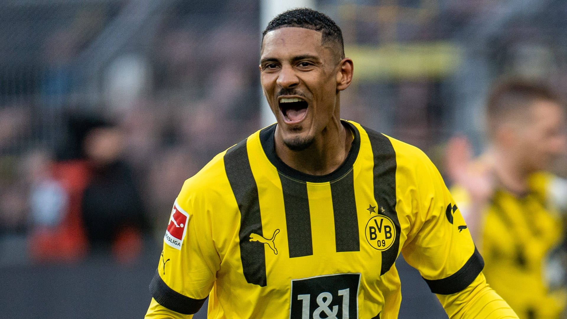 Sebastien Haller: Der Stürmer durfte endlich auch in der Bundesliga jubeln.