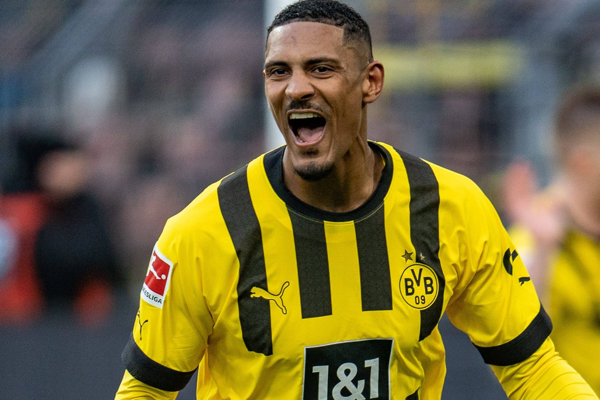 Sebastien Haller: Der Stürmer durfte endlich auch in der Bundesliga jubeln.