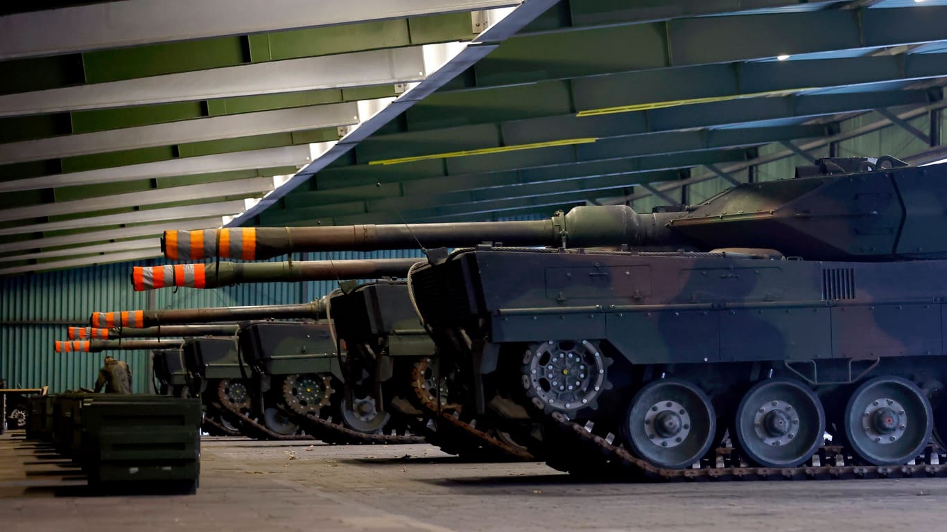 Deutsche Leopard 2-Panzer: "Ich hoffe und bin zuversichtlich, dass auch unsere europäischen Partner die Ukraine in entsprechender Weise unterstützen."