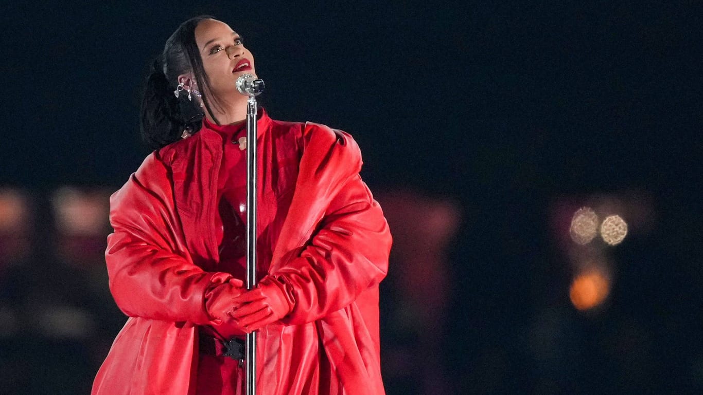 Rihanna: Sie performte in der Halbzeitshow des Super Bowl.