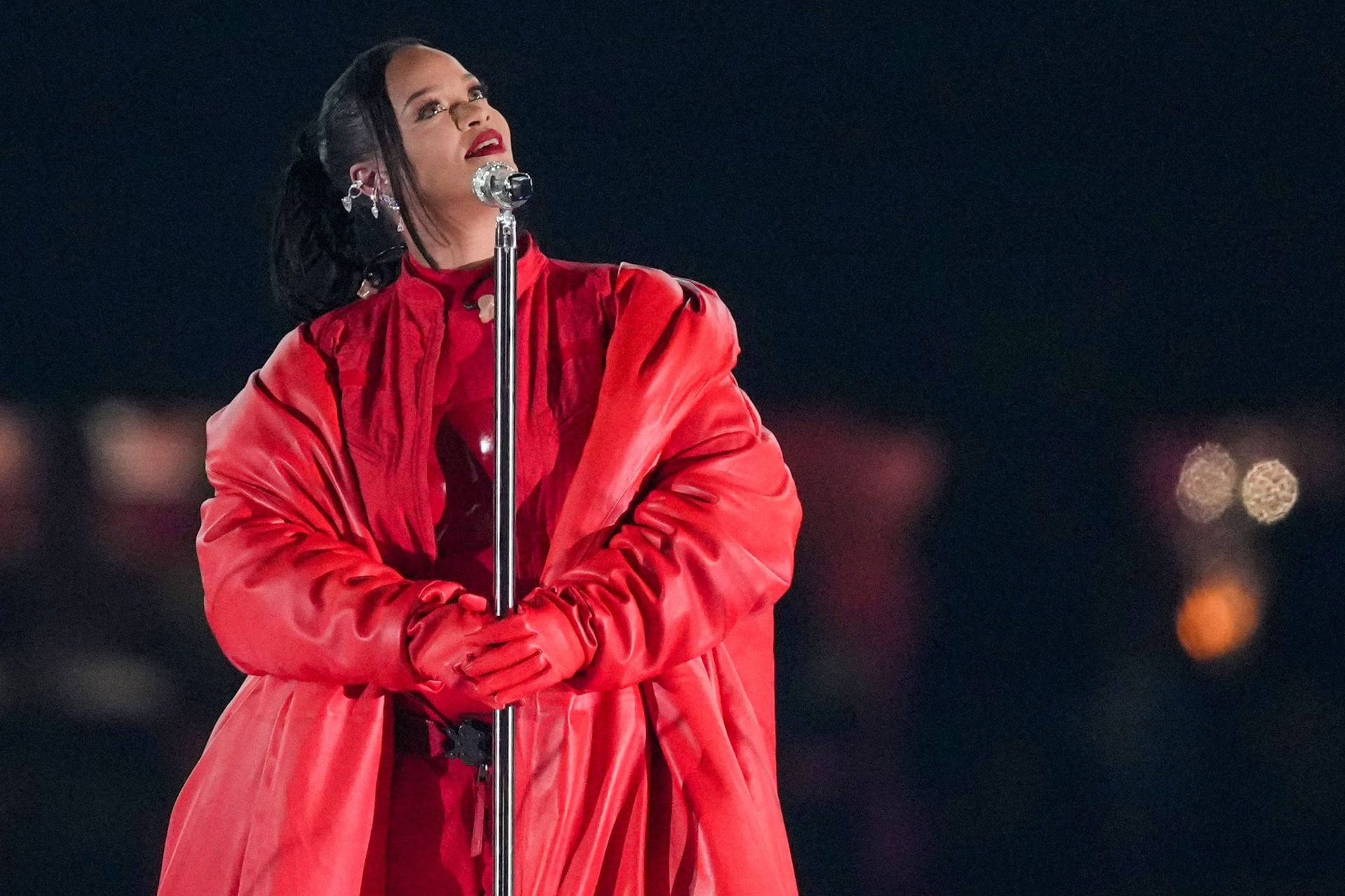 Rihanna: Sie performte in der Halbzeitshow des Super Bowl.