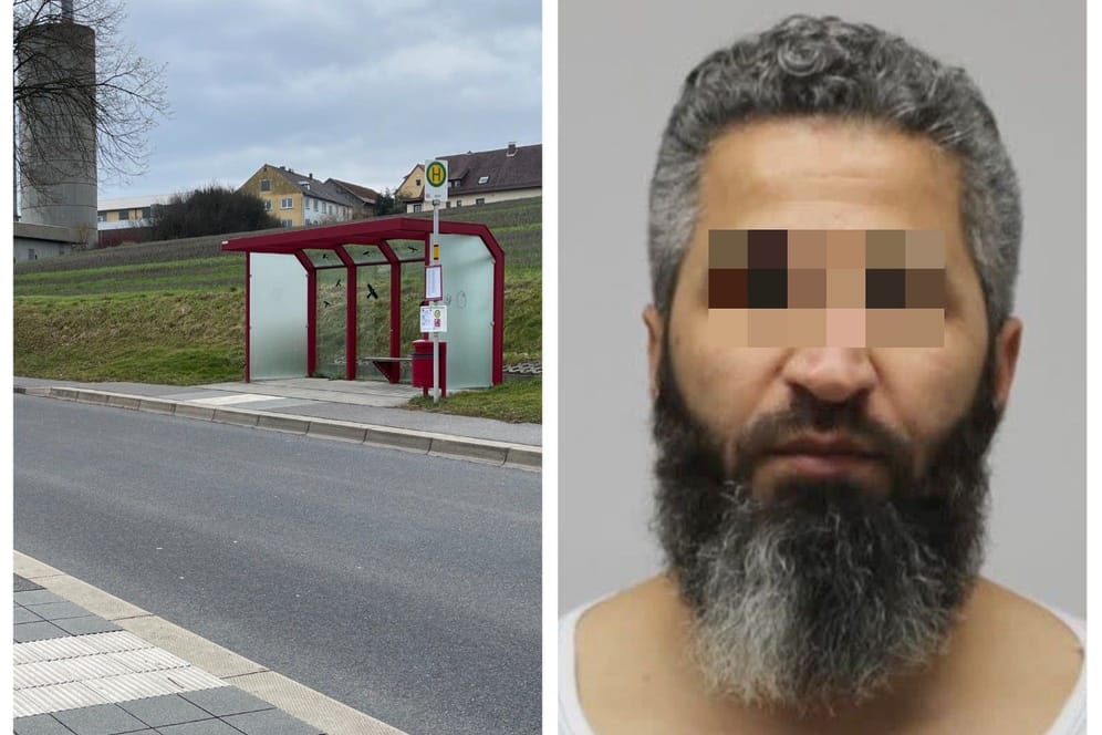 Gefasst an einer Bushaltestelle - weil der Bus nicht kam.