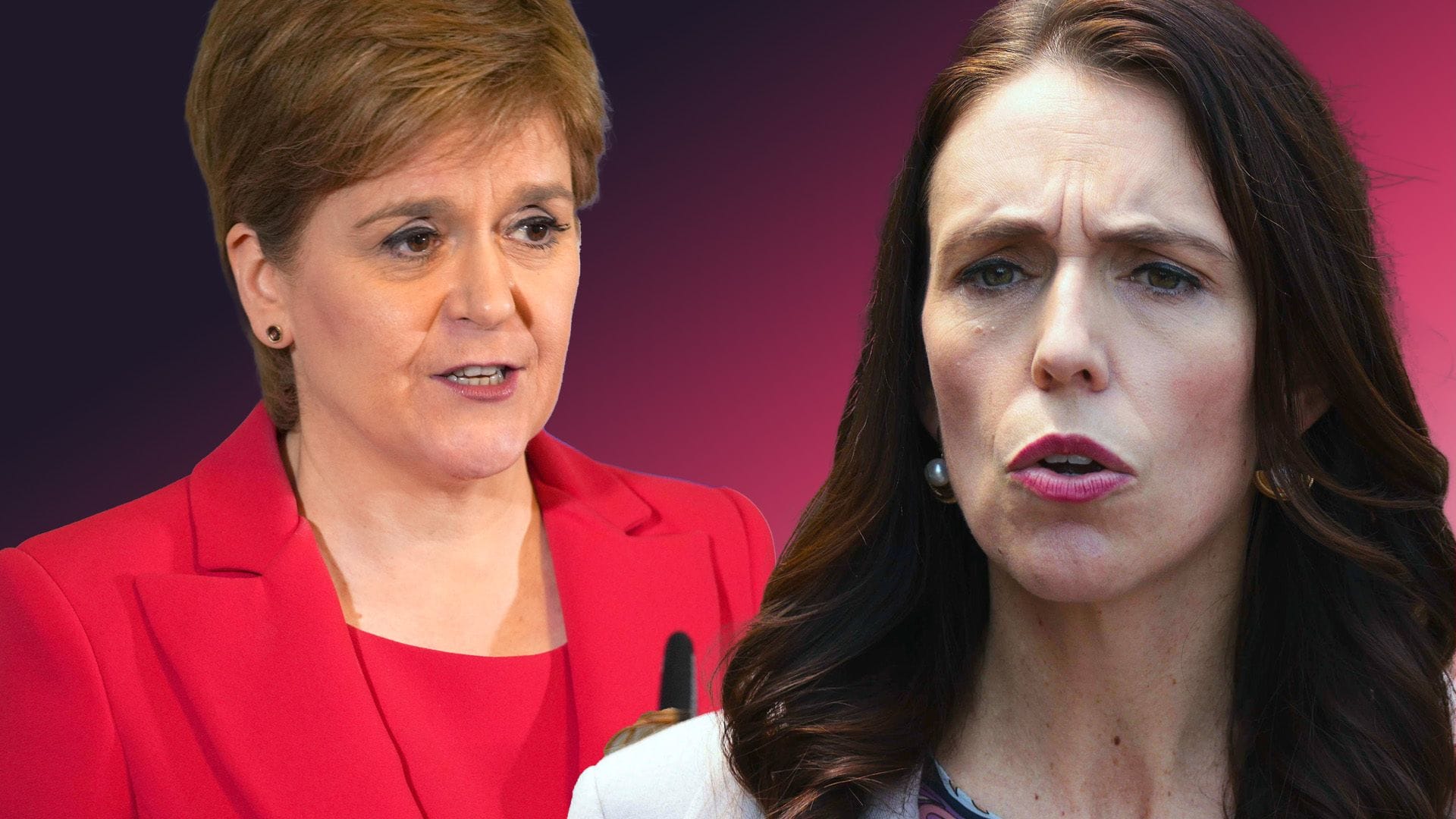 Zwei Frauen nehmen den Hut: Schottlands Regierungschefin Nicola Sturgeon (l.) und die Neuseelands Premierministerin Jacinda Ardern.