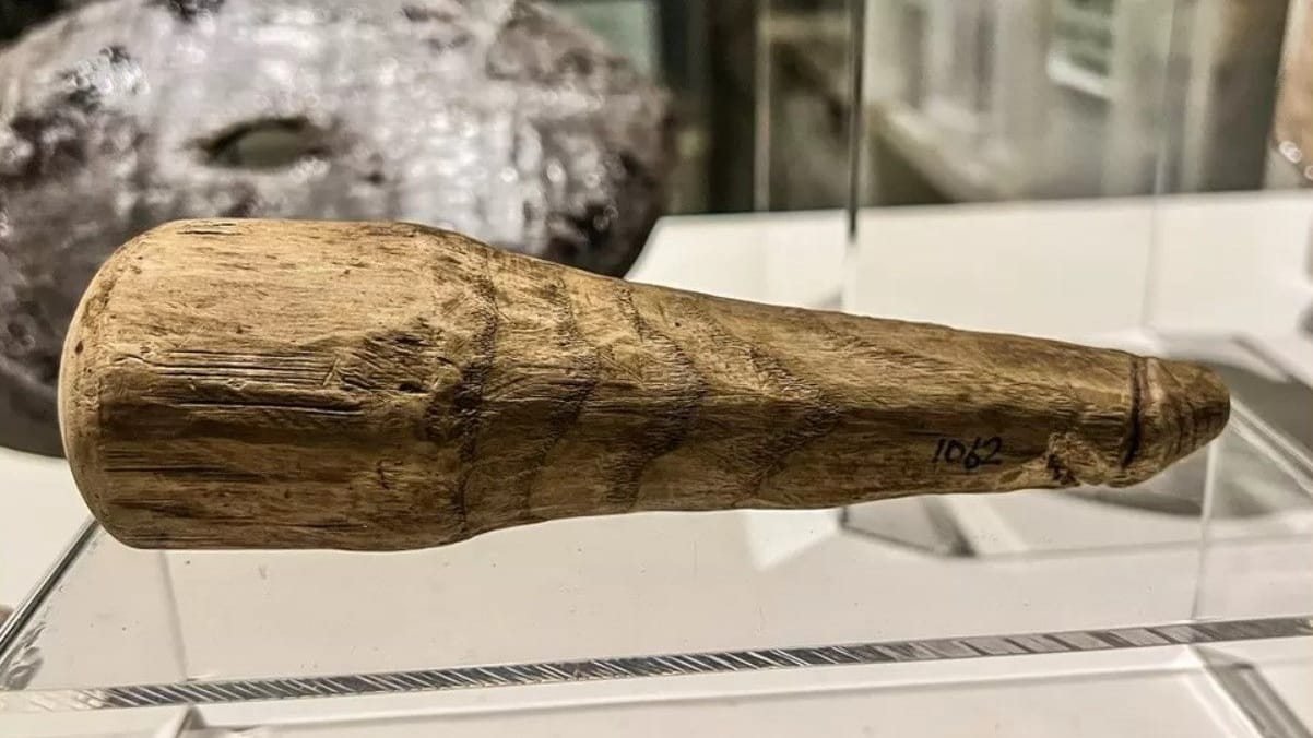 Statue, Stößel oder Dildo: Ein antikes Objekt gibt Archäologen Rätsel auf.