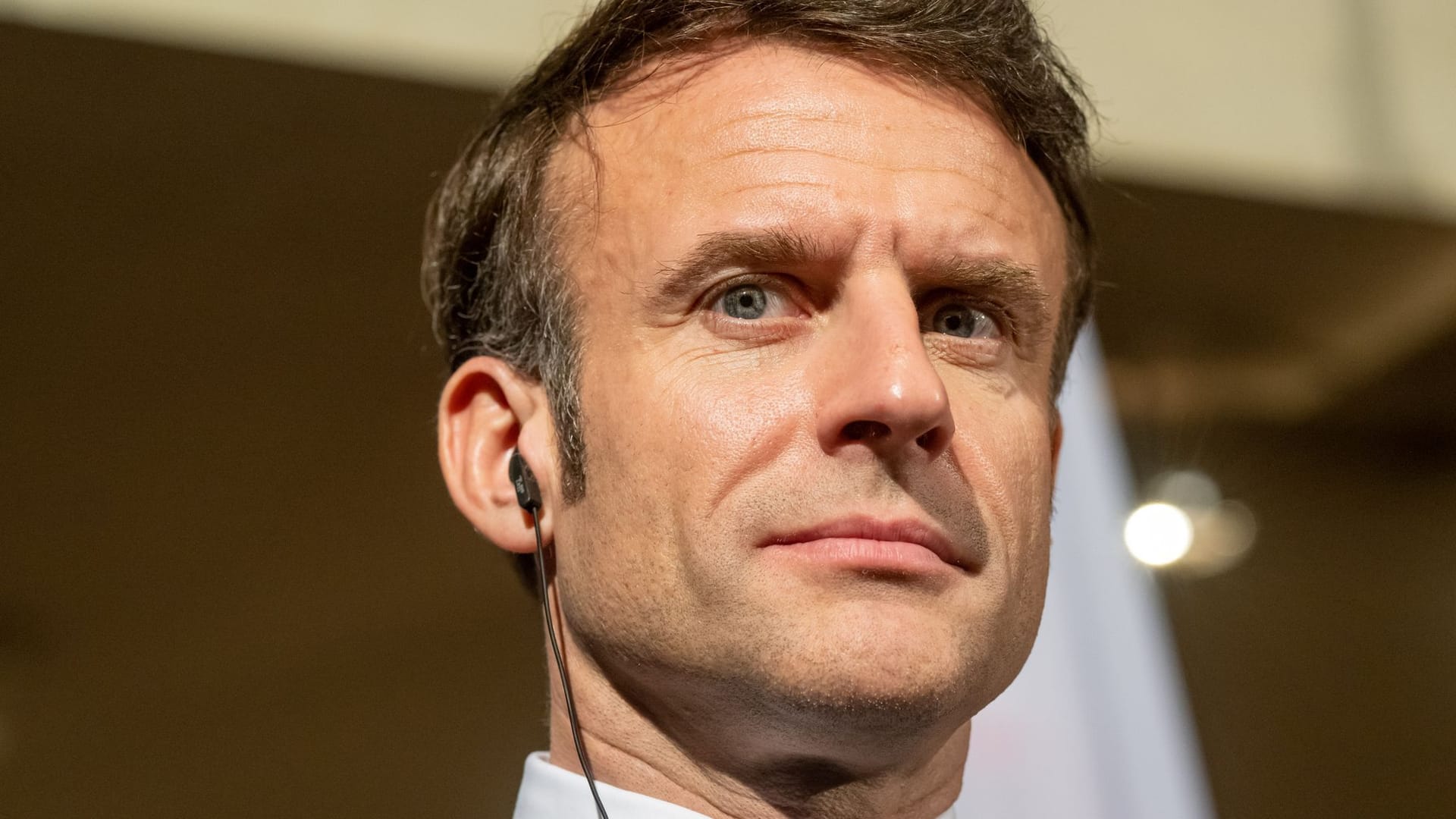 Macron bei der Münchner Sicherheitskonferenz: "Bin überzeugt, dass das letztlich nicht militärisch abgeschlossen wird."