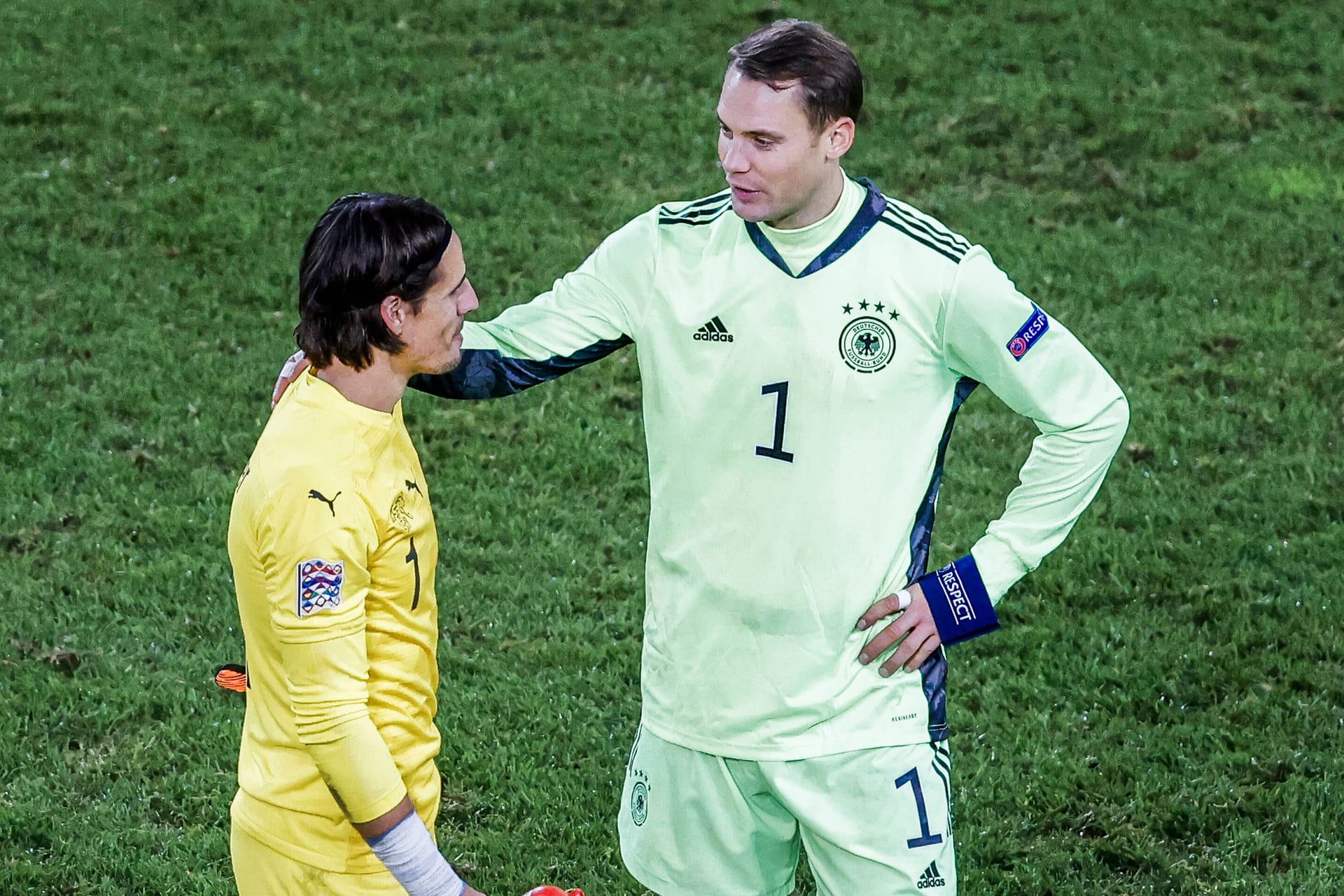 Yann Sommer (l.) und Manuel Neuer: Der Schweizer ist als Nachfolger für den verletzten Neuer zum FC Bayern gewechselt.