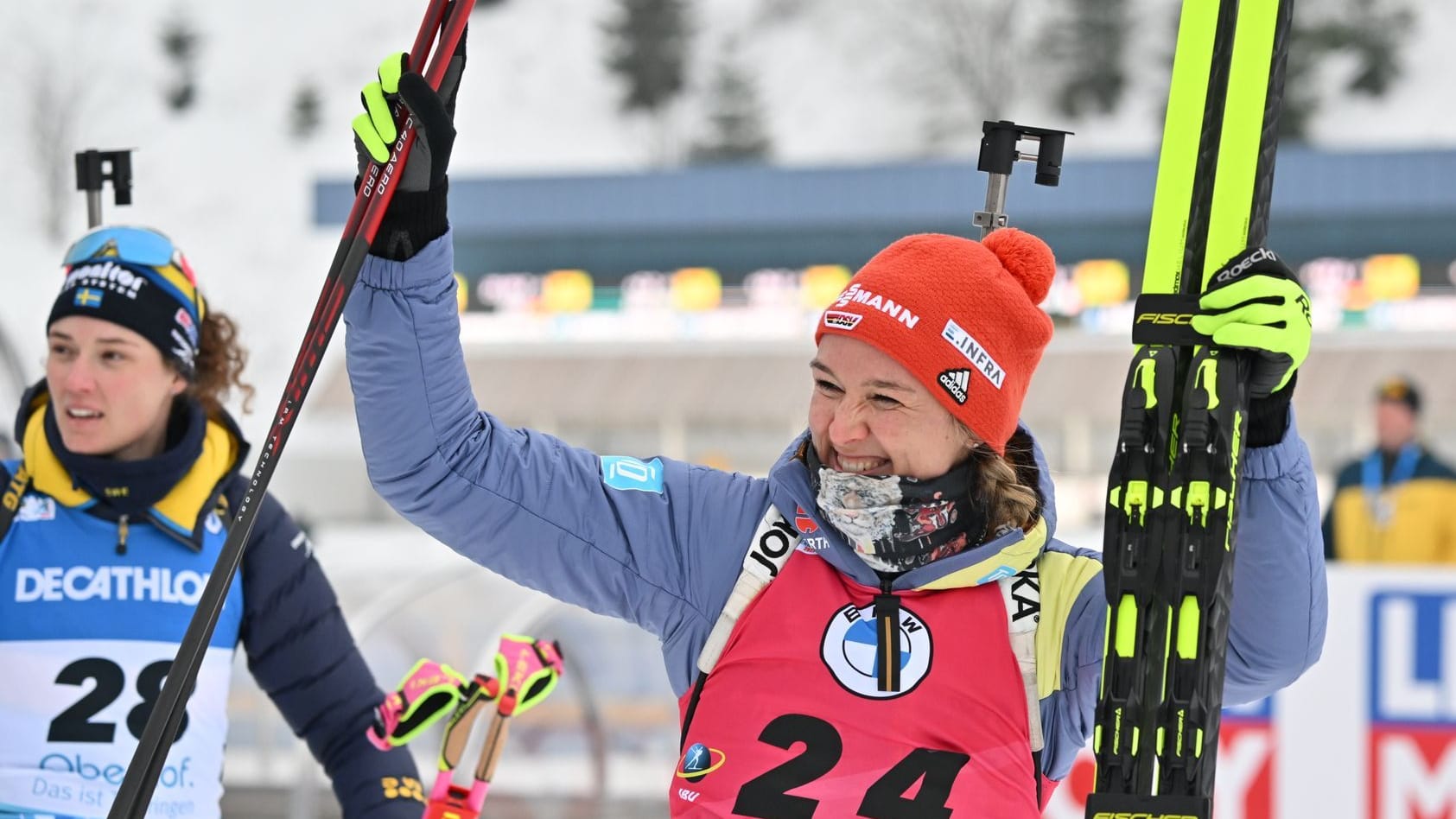 Denise Herrmann-Wick: Im ersten Einzelrennen bei der WM holte sich gleich die erste Goldmedaille.