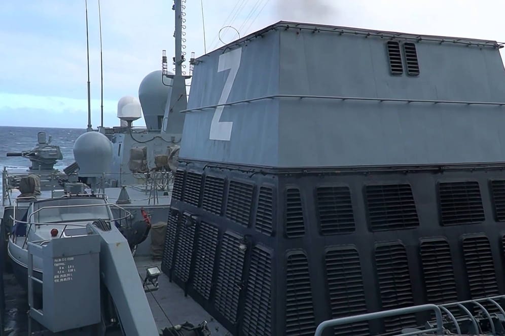 Russische Fregatte "Admiral Gorschkow": Gemeinsam mit China nahm die Fregatte an einem Militärmanöver in Südafrika teil.