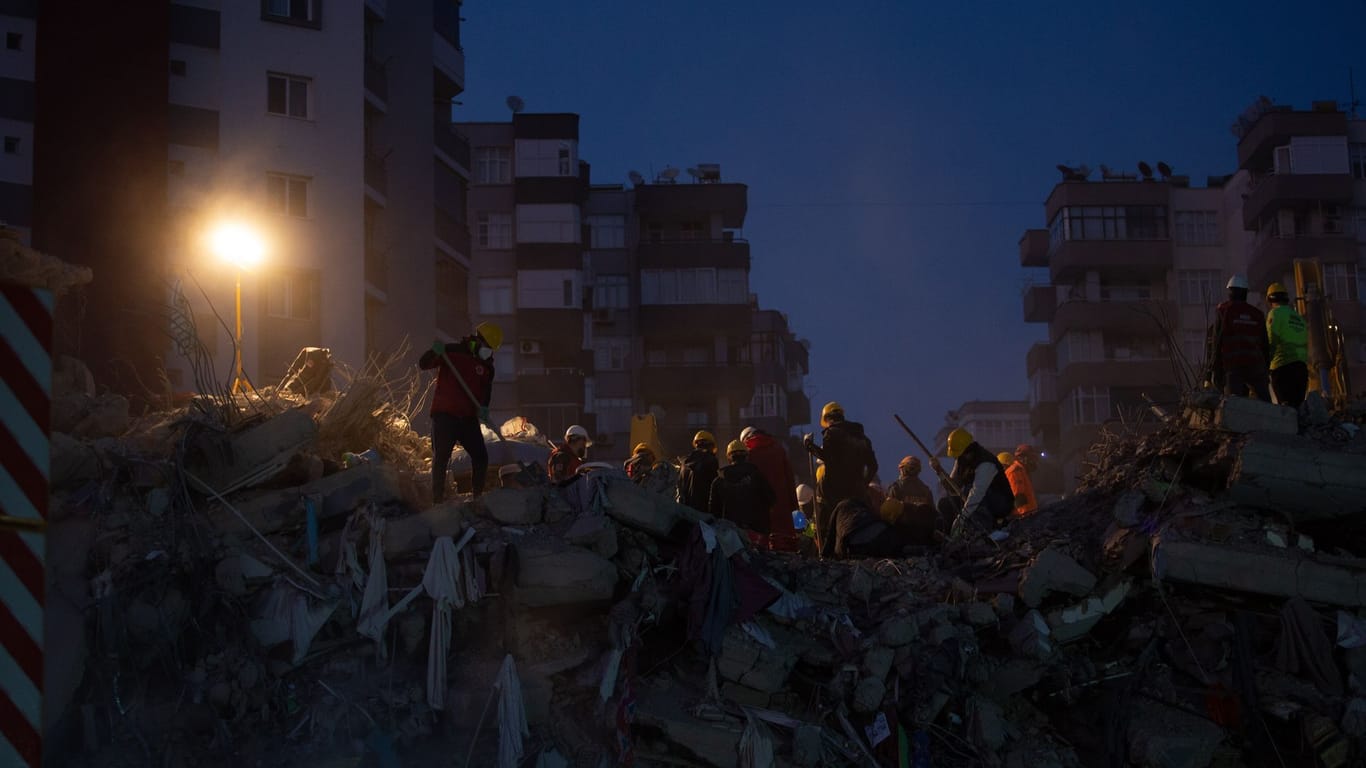Erdbebenkatastrophe in der Türkei - Adana