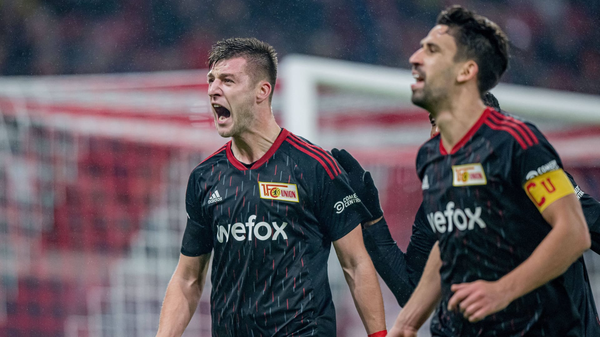 Robin Knoche (l.) und Rani Khedira: Union Berlin steht auf dem dritten Tabellenplatz.