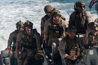 Amerikanische Marineinfanteristen beim Training.