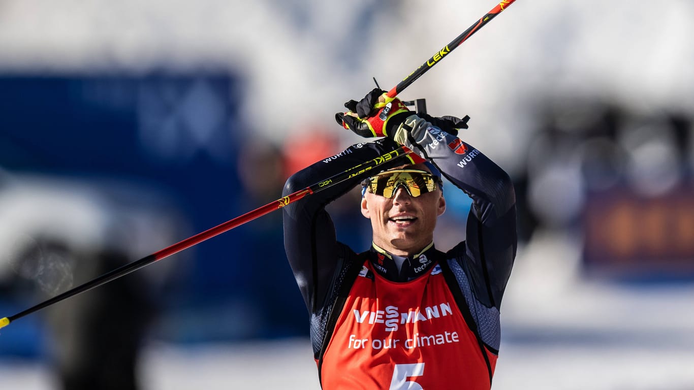 Erik Lesser: Für ihn war 2022 Schluss mit dem Biathlon. Auch er ist jetzt ARD-Experte.
