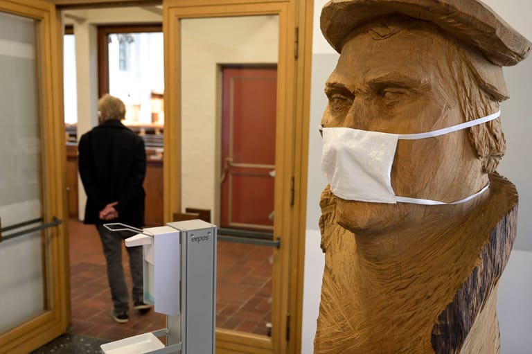 ...genauso wie Martin Luther in der Christuskirche in Hamburg-Wandsbek.