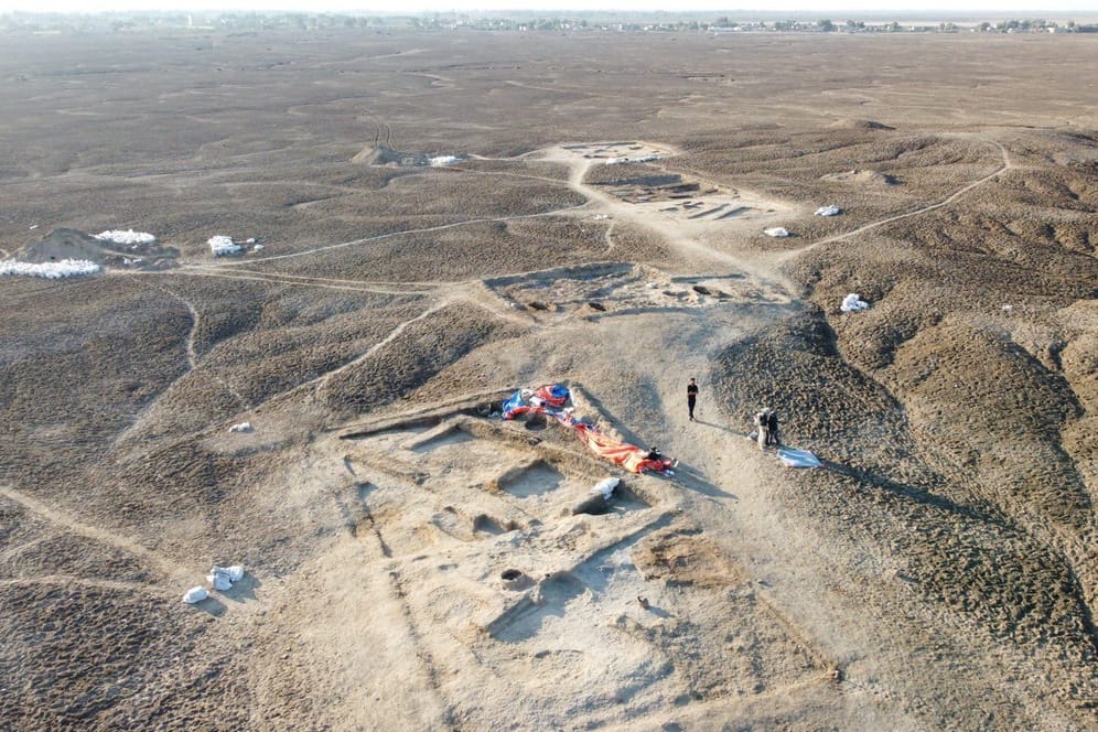 Ausgrabungen in Lagaš: Die Forscher fanden eine Tausende Jahre alte Kneipe.