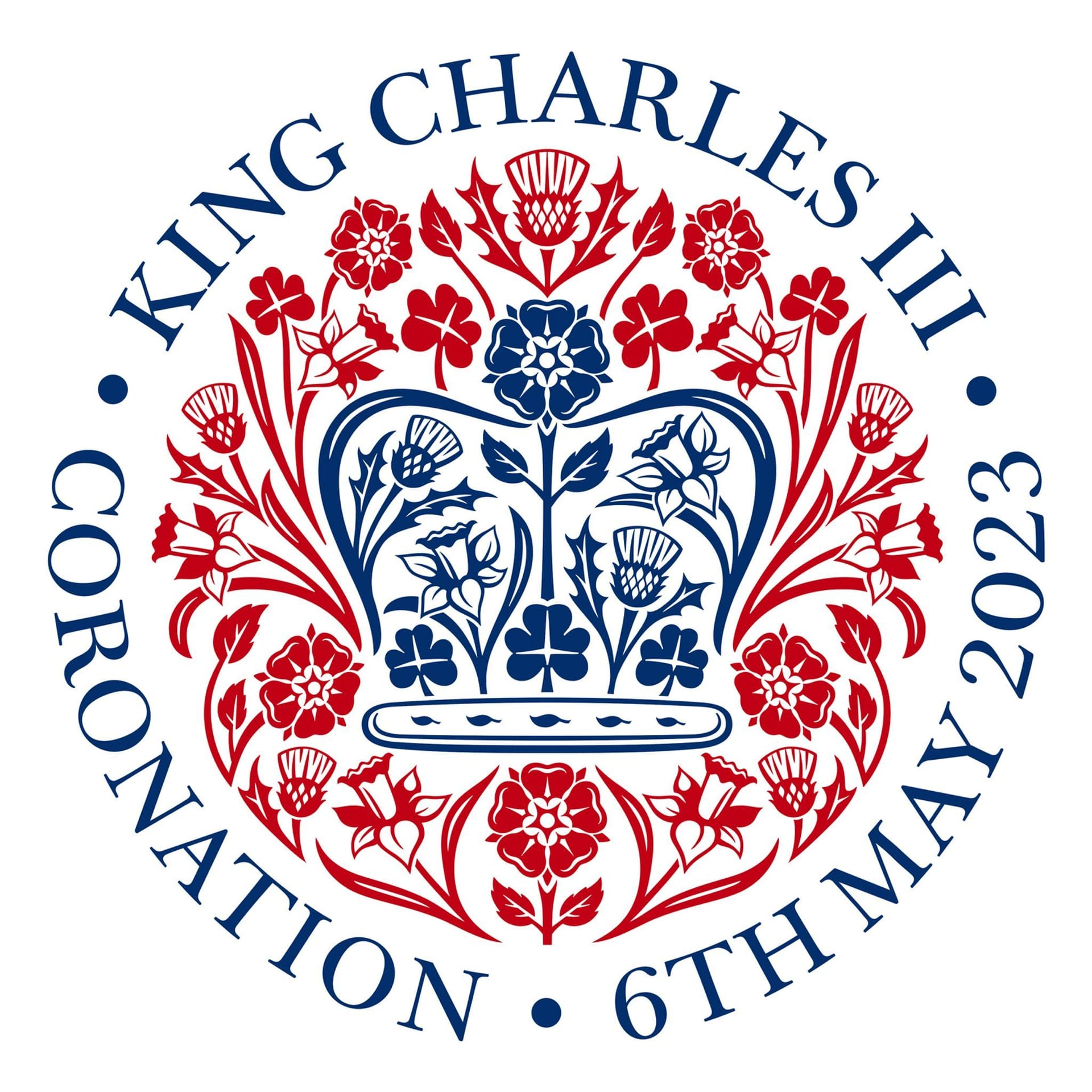 Das offizielle Emblem von König Charles III.