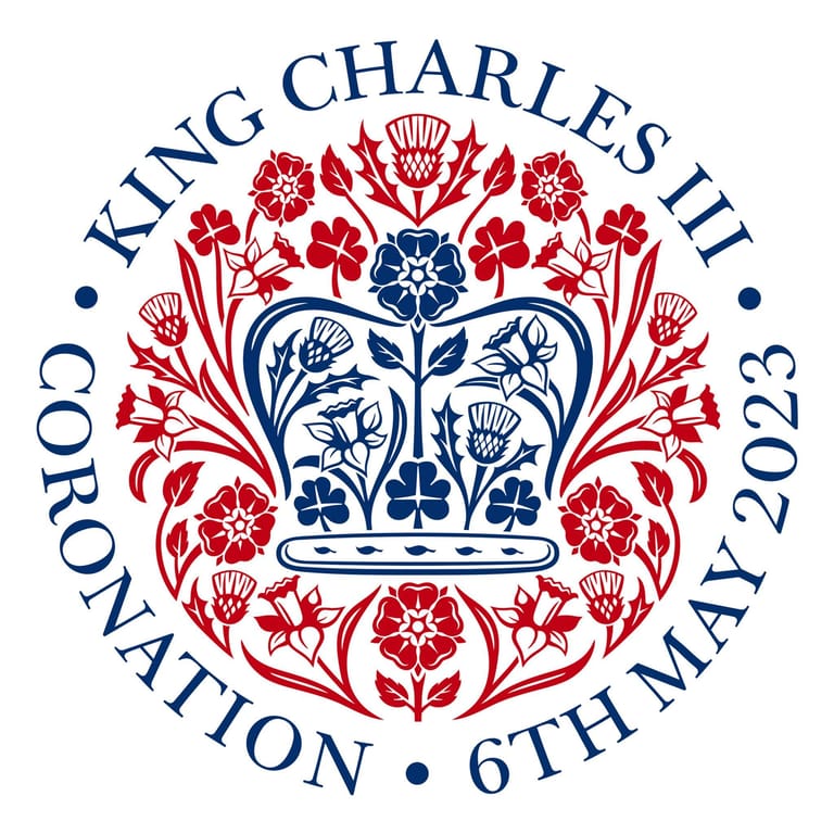 Das offizielle Emblem von König Charles III.
